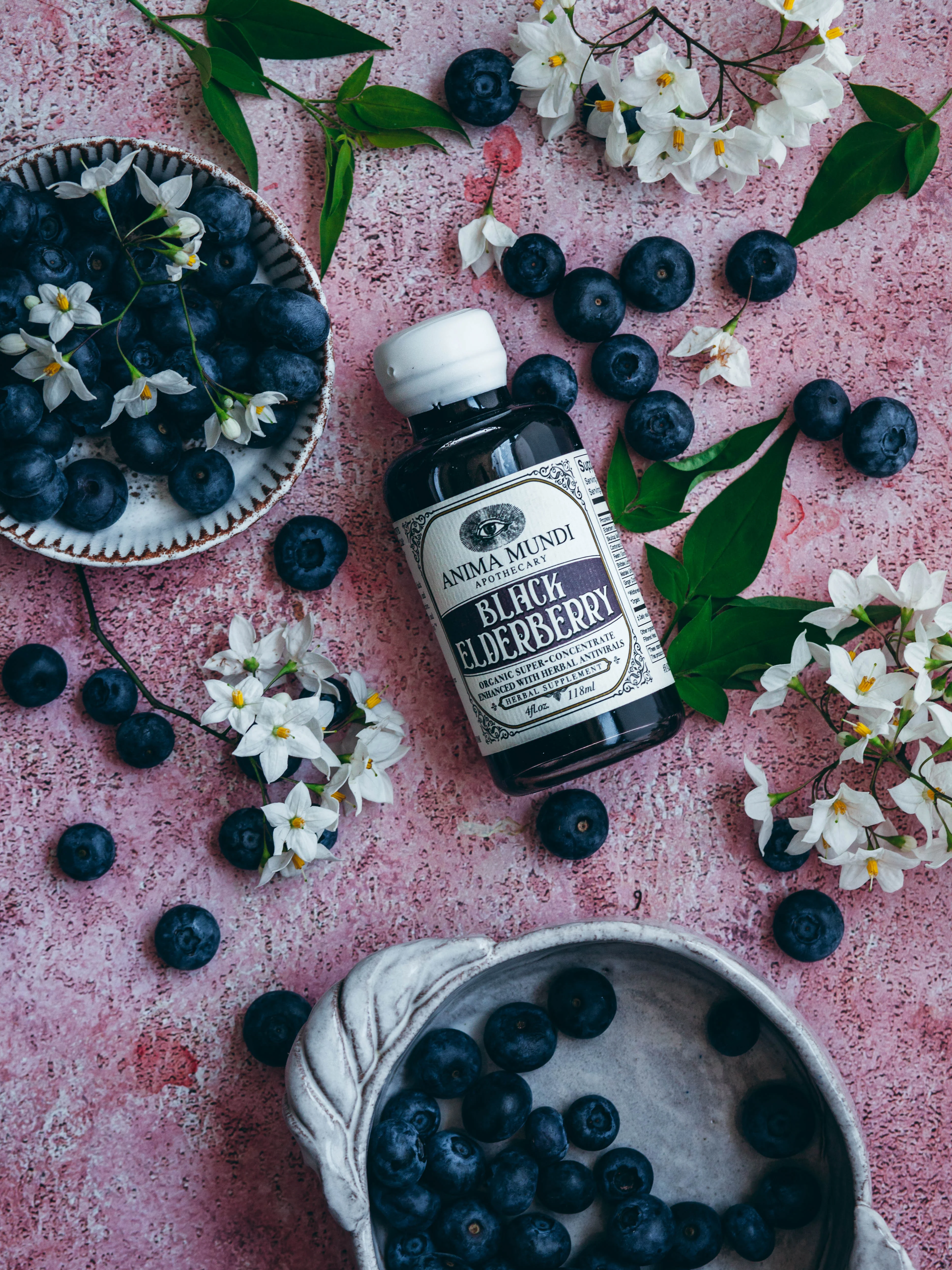 BLACK ELDERBERRY Elixir | Botanical Mushroom Syrup - Image 4